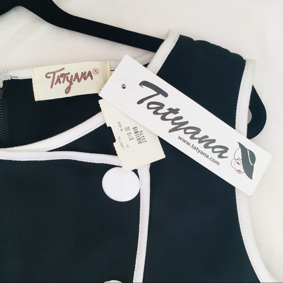 Tatyana Vintage Pencil Dress w/ Buttons - Picture 3 of 7